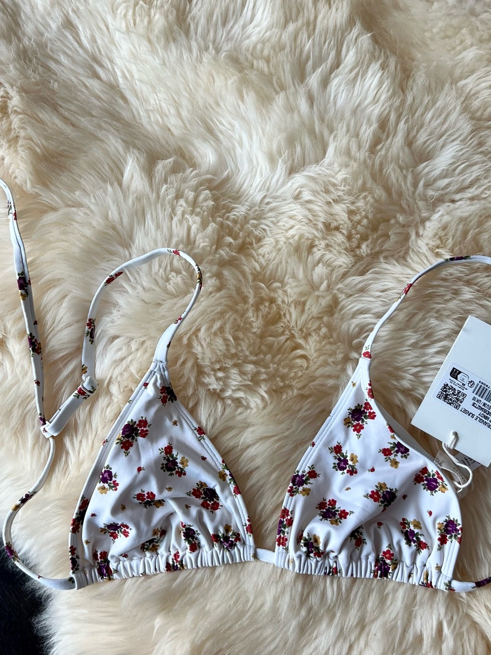 Sezane Triangle Sunset IMP Mindy Bikini Top 36